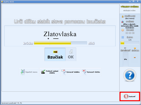 DysPro — ukážka